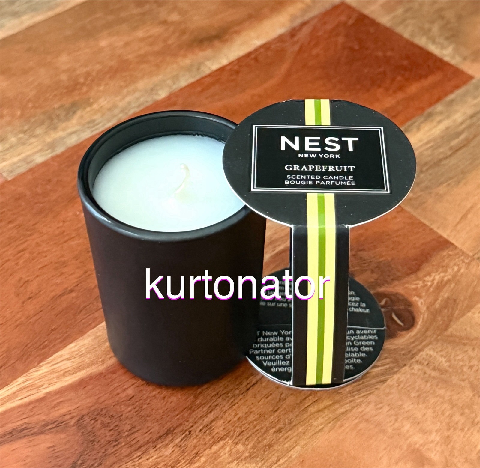 Nest GRAPEFRUIT Mini Scented Candle NEW 0.95 oz
