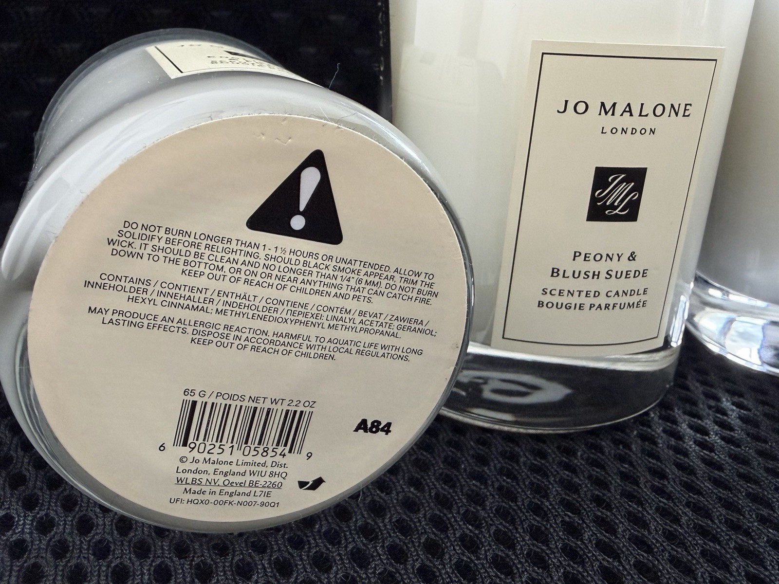 Jo Malone Set Of 3 Candle Travel Size 2.2oz / 65g Peony & Blush ; Pear & Freesia