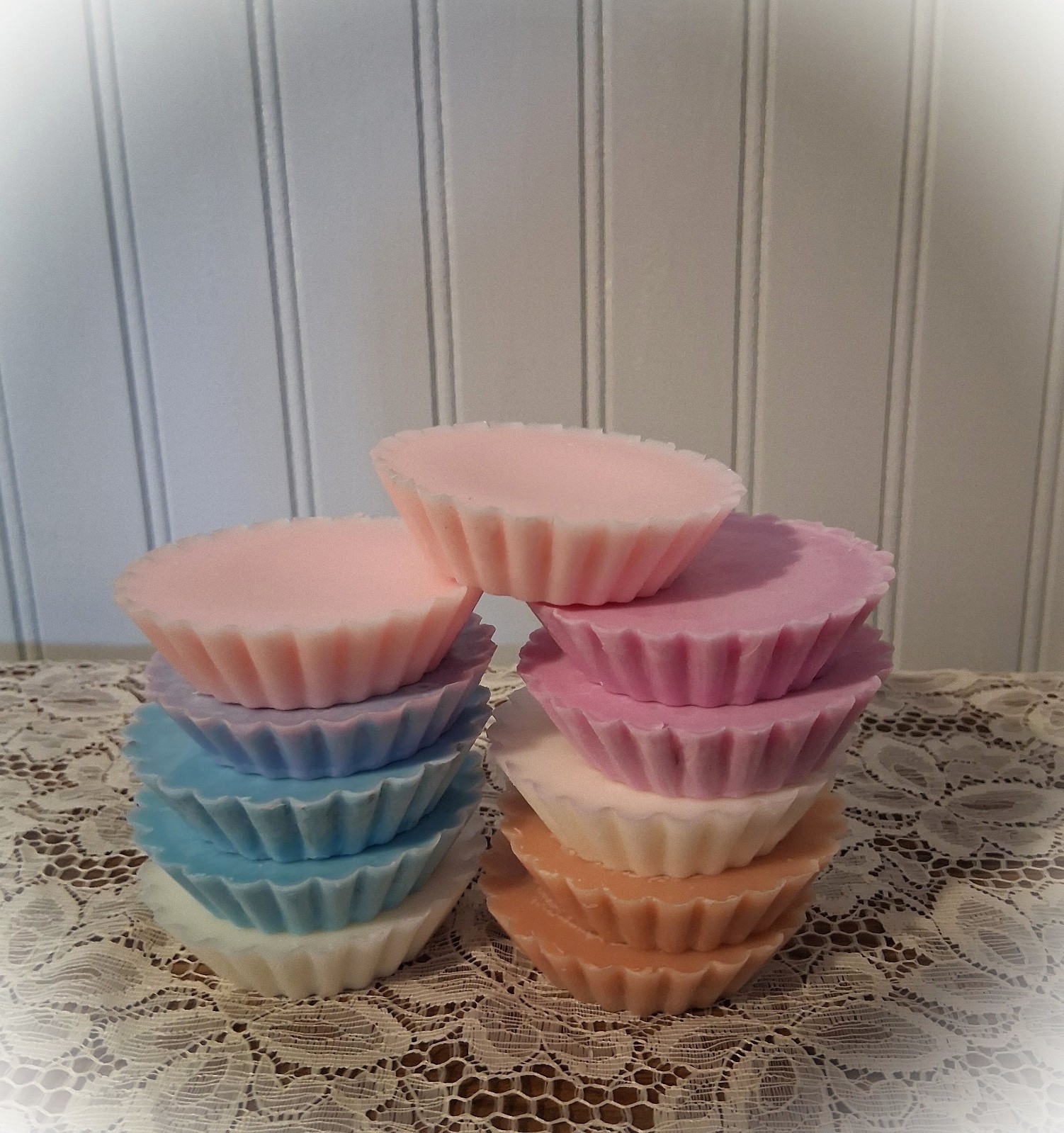 Soy Wax melts~ tarts~fluted shape~ scent CHOICE~ 6 oz~ FREE ship~190+ scents