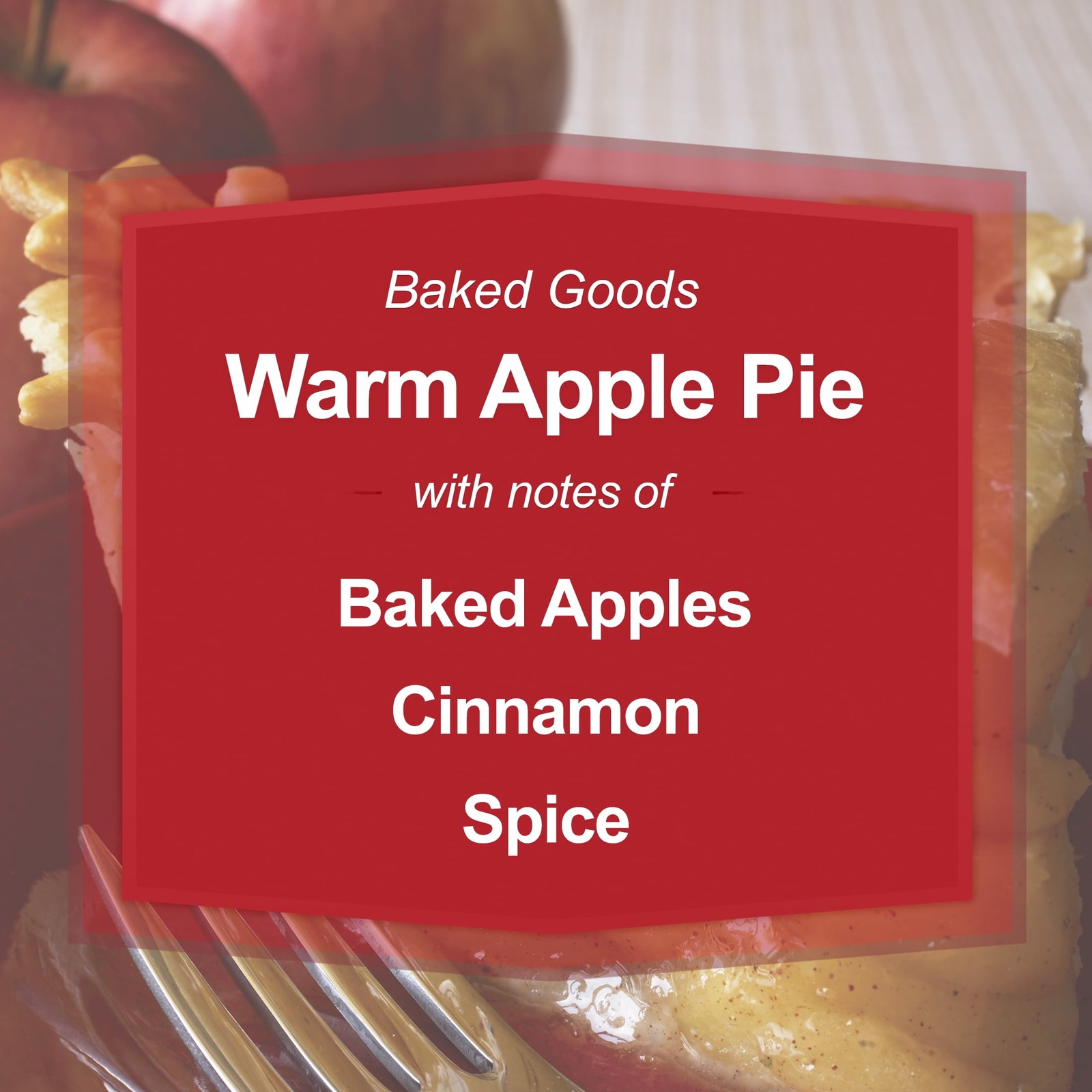 (4 pack) Mainstays Single-Wick Scented Glass Jar Candle, Warm Apple Pie, 20oz.