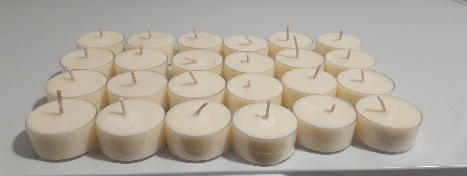 25 TEA LIGHTS CHOCOLATE CANDY CORN HIGHLY SCENTED HANDMADE SOY WAX