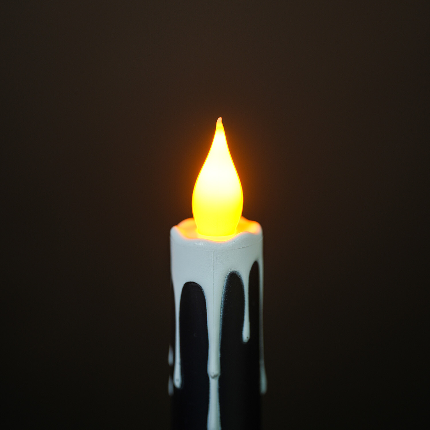 6pcs Flameless Taper Candles Dripless Battery Operated Taper Candle Remote,10.6″