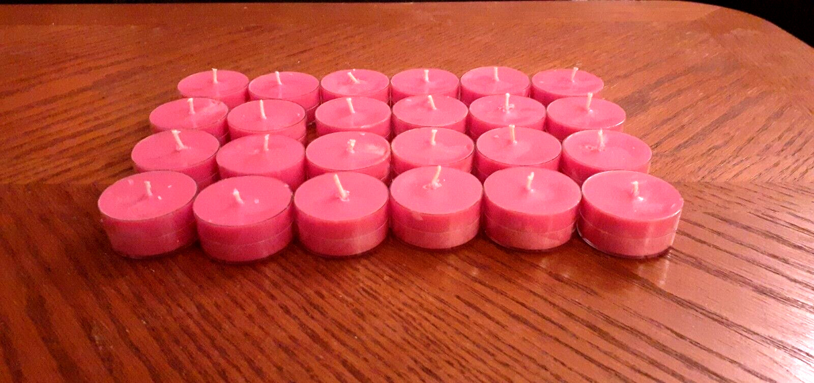 25 TEA LIGHTS CHOCOLATE CANDY CORN HIGHLY SCENTED HANDMADE SOY WAX