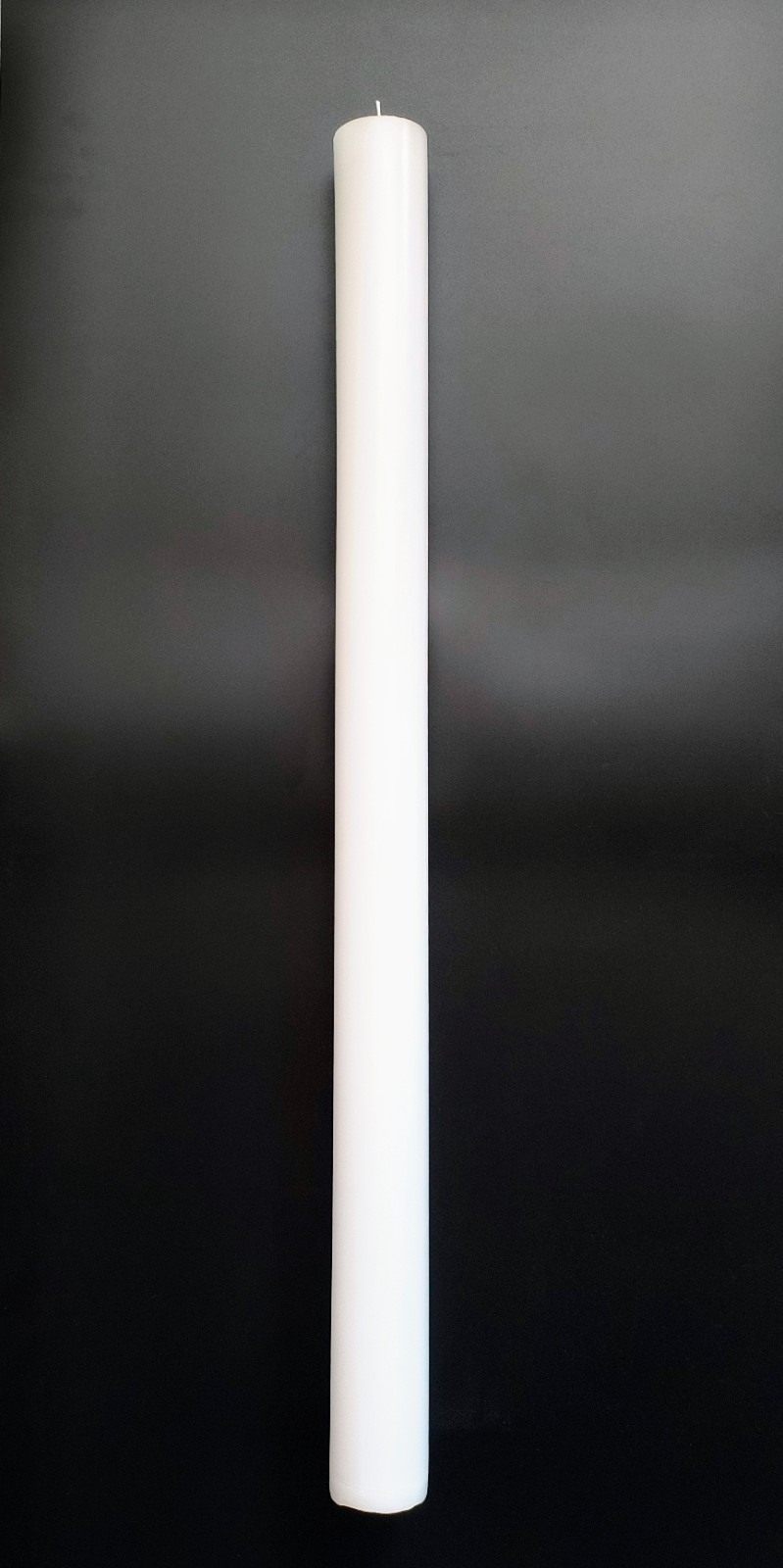 24 inch Church Ceremony Candle – Extra Tall Unscented White Pillar – Handcrafted