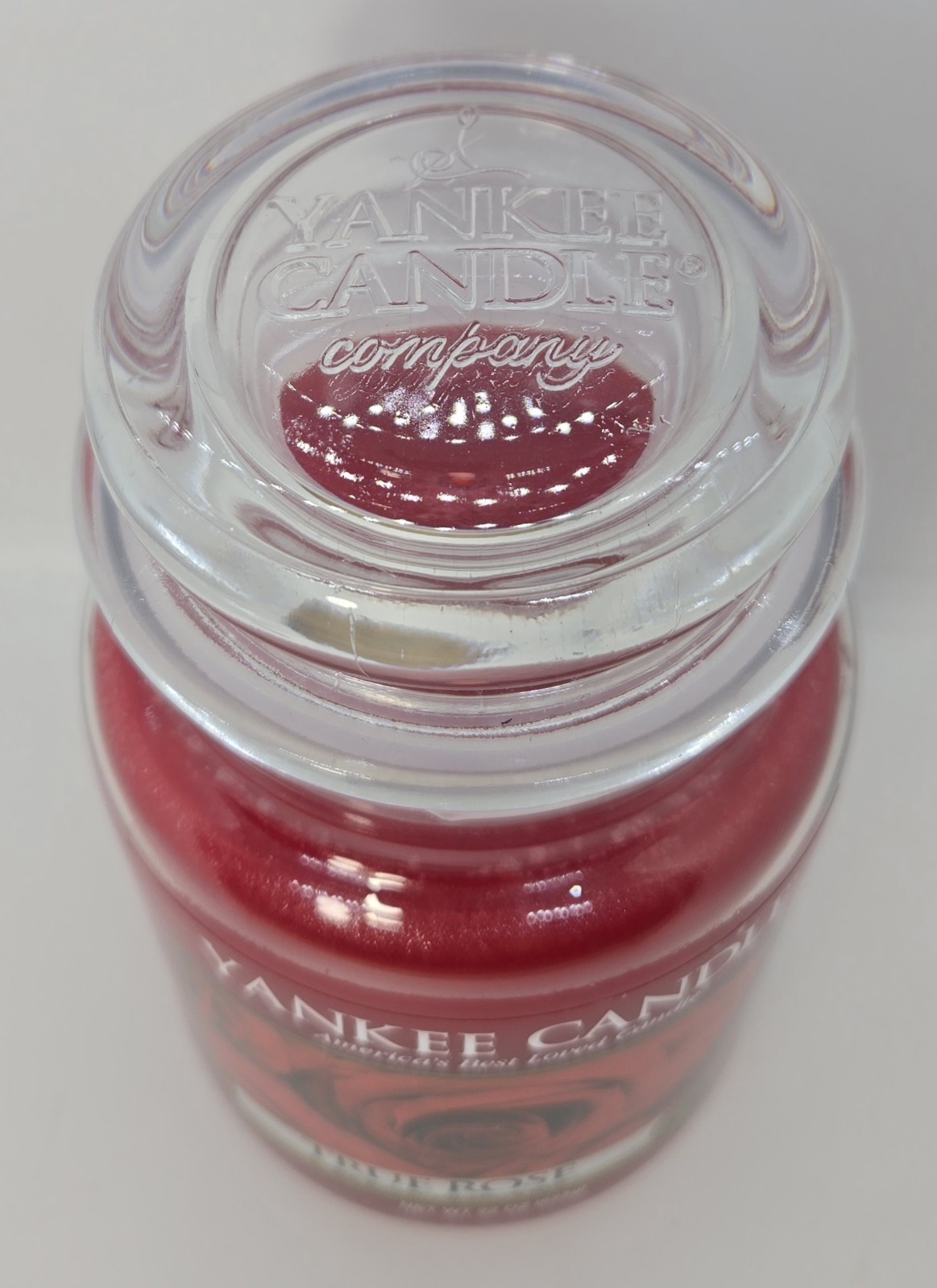 Yankee Candle True Rose Large Jar Candle 22 oz Retired Scent