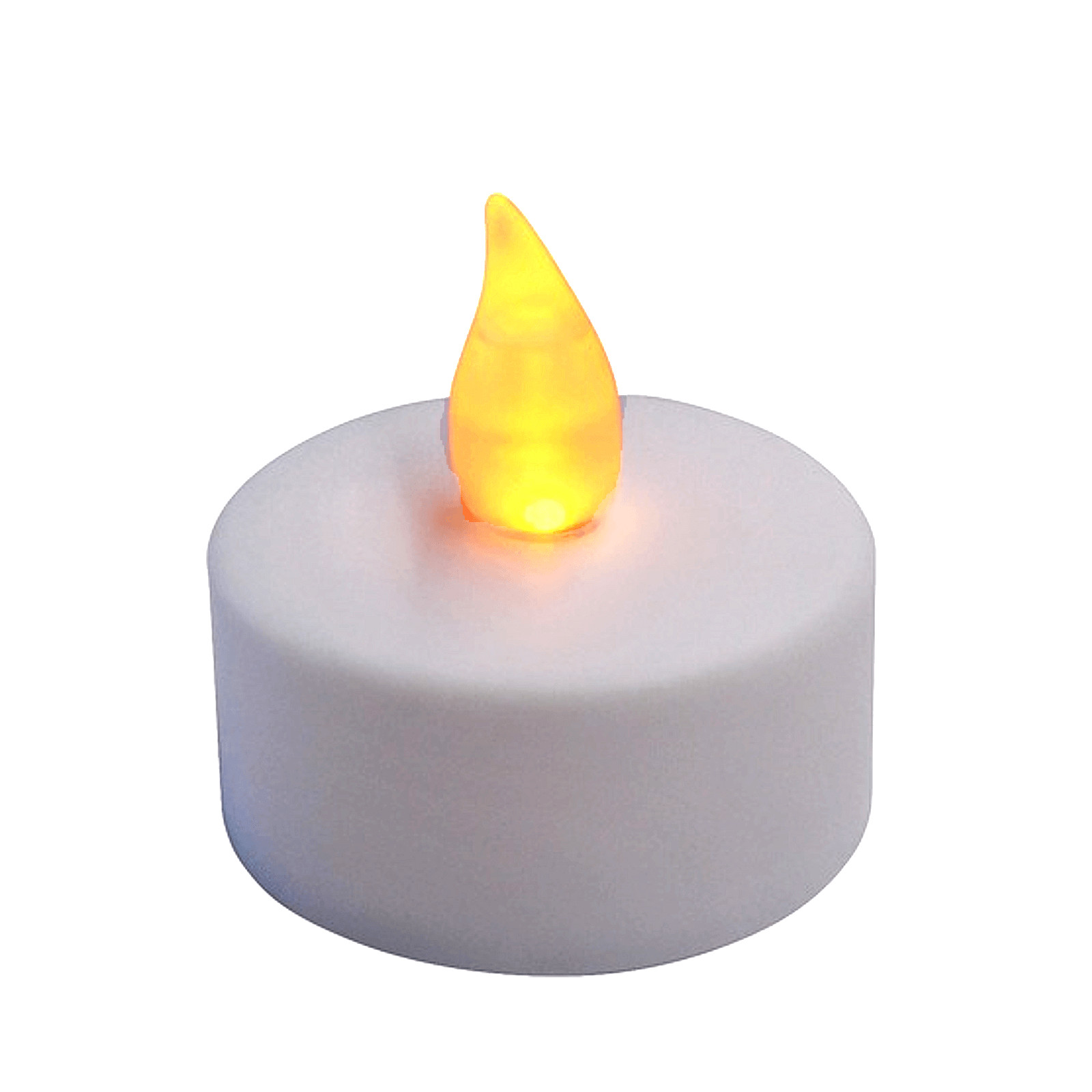 LED Tea Light Set of 10 incl Remote Control Warm White incl. Batteries CR2032 10x #22