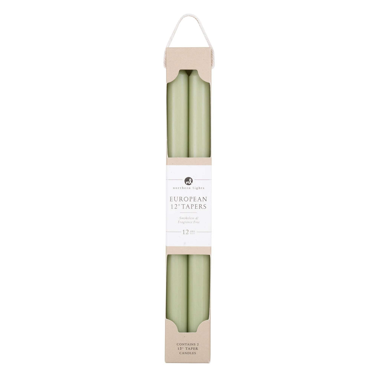12” Decorative Taper Candle 2-Packs