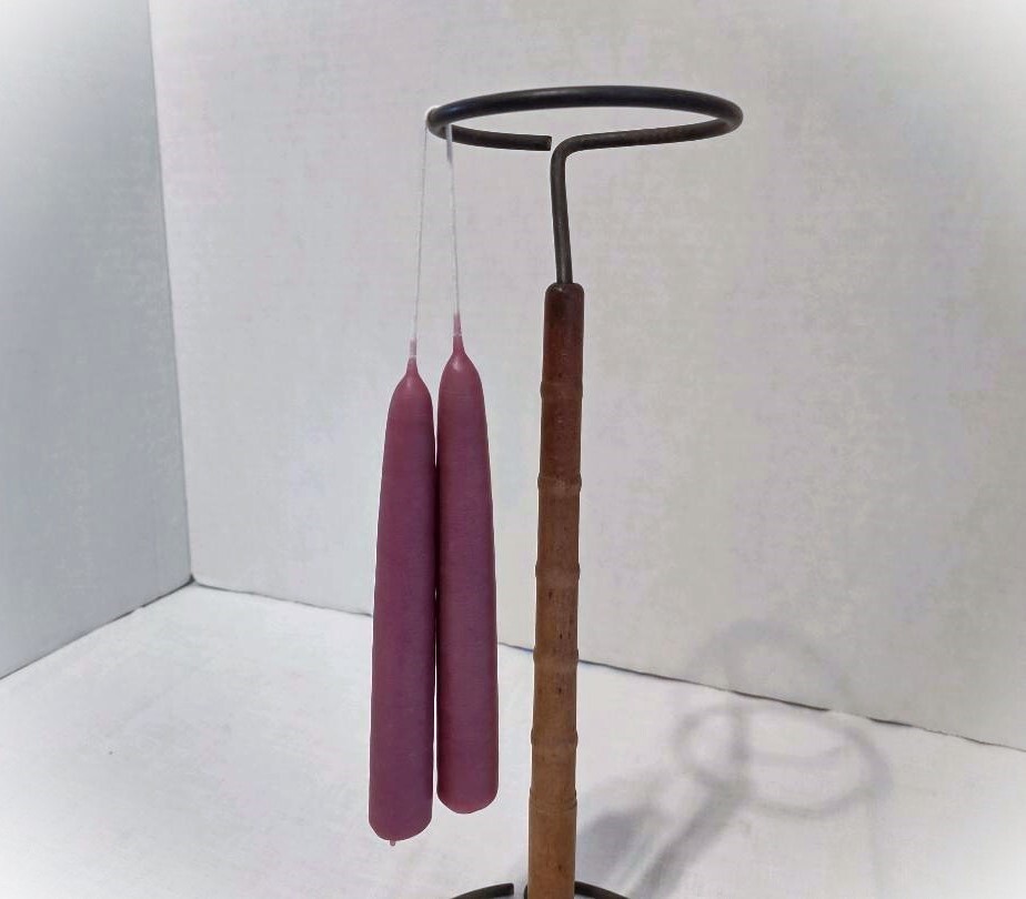 Hand-Dipped Taper Candle Pair ~ 6″ Chubby ~ 11 Colors ~ Scented & Unscented