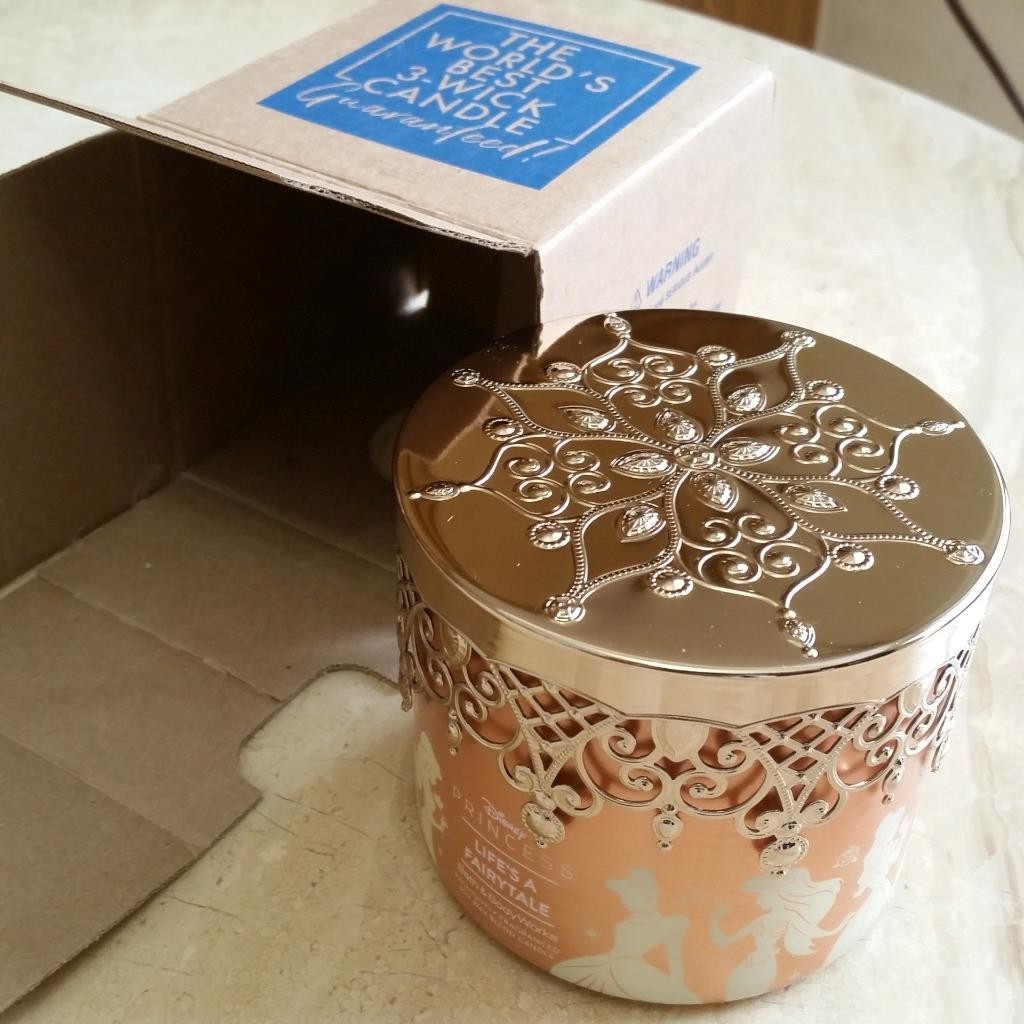 Bath & Body Works Disney Princess Life’s A Fairytale 3-Wick Candle LE Exclusive