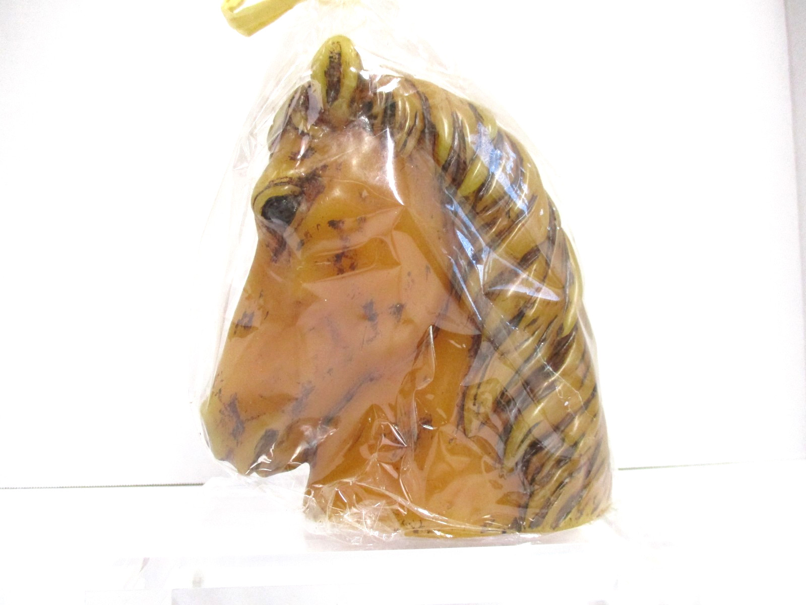 Horse Head Shape Figure Wax Candle 5.03″ X 2.67″ X 5.5″ New