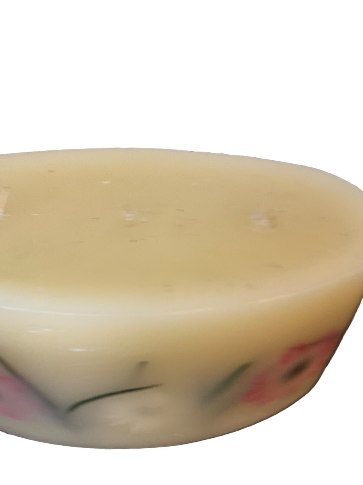 Large Botanical Candle 3 Wick Scented Pressed Flower 12×6 Vanilla