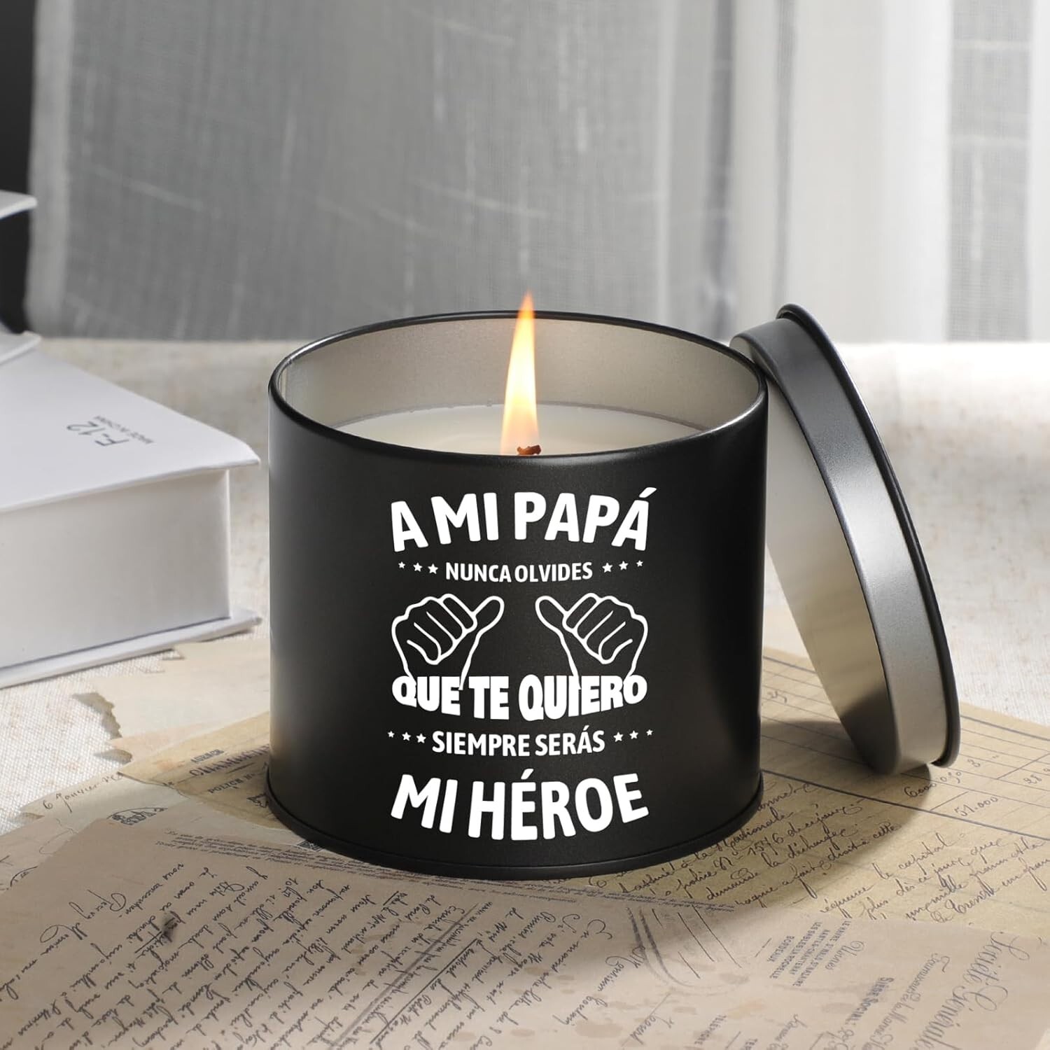 Gifts for Dad Candle for Fathers Day 9oz Scented Candle Dad Birthday Spanish