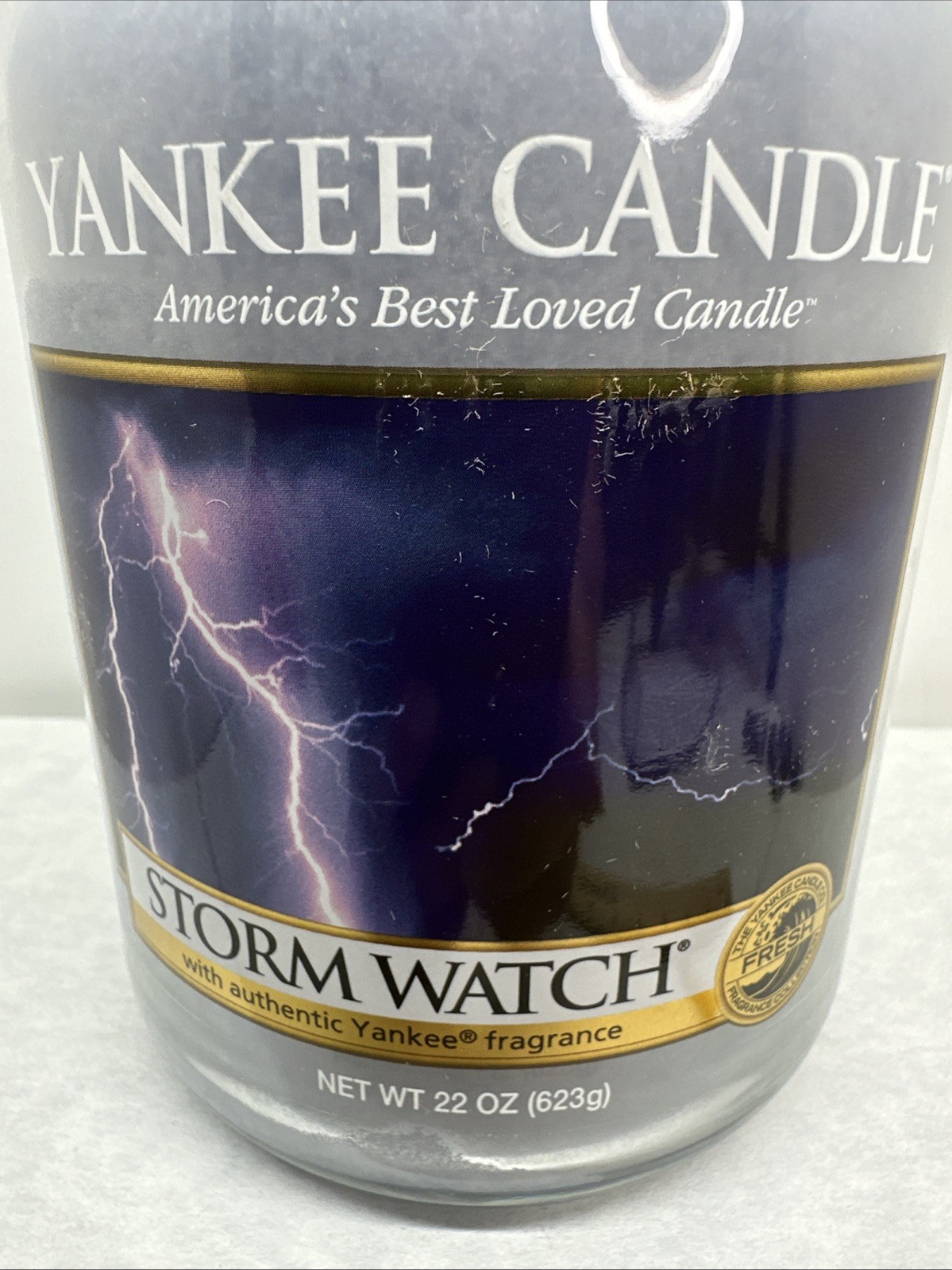 Yankee Candle Retired STORM WATCH Large Jar 22 oz New Discontinued