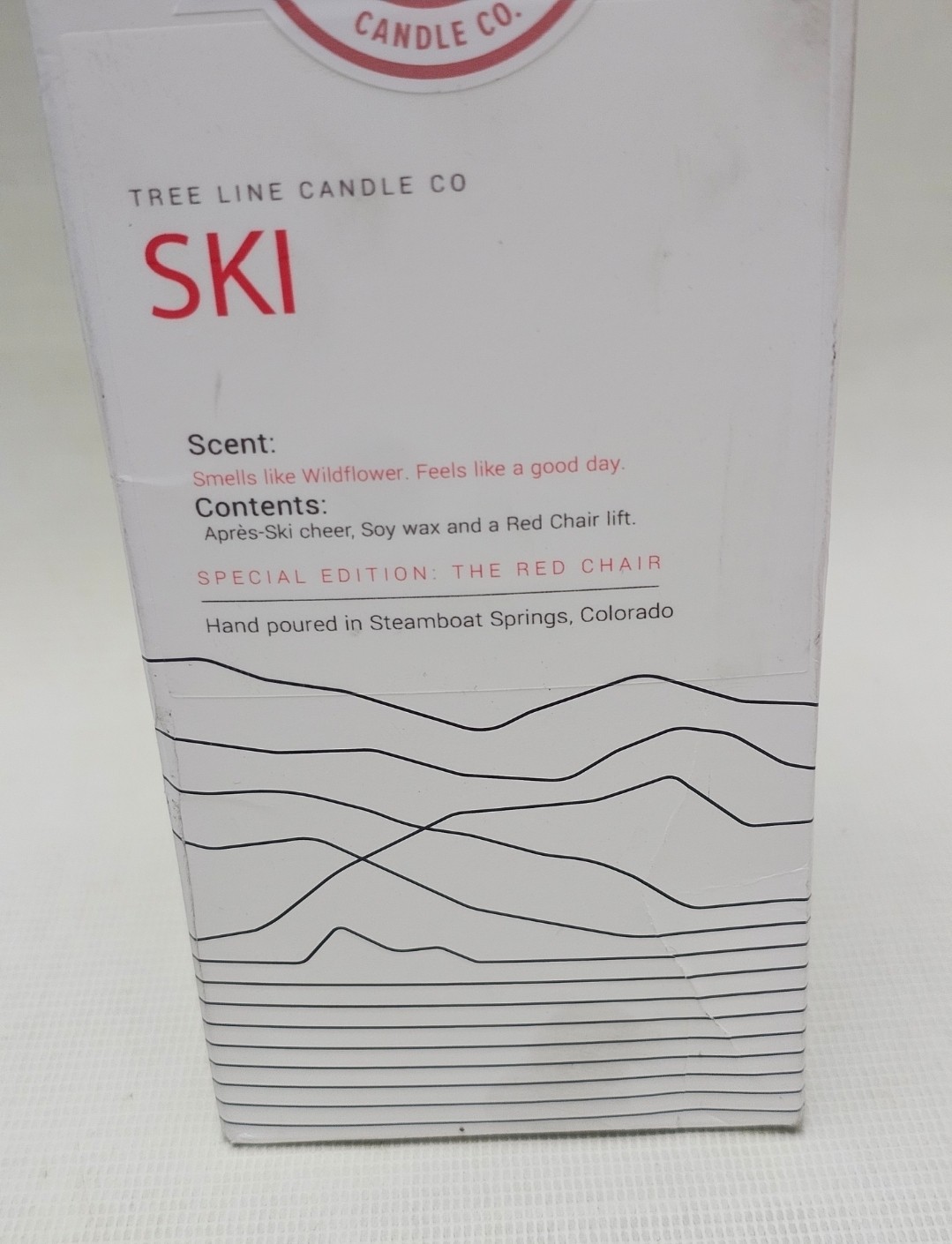 Tree Line Candle Co SKI special Edition Wildflower Candle NEW
