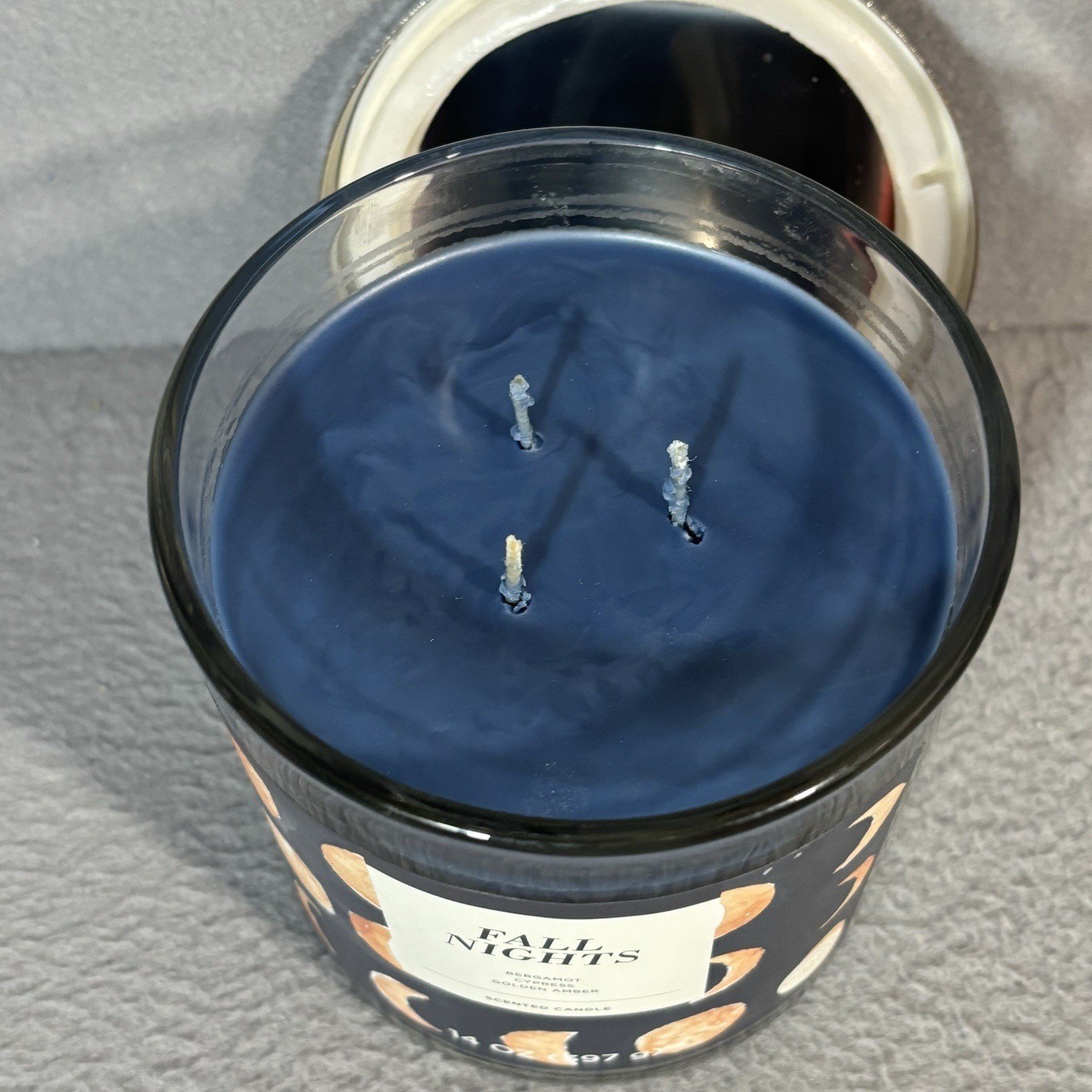 Sonoma 3 Wicks 14oz Jar Candle Fall Nights Scent Essential Oil Aroma Decor Home
