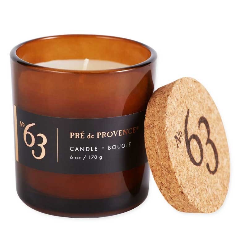 Pre de Provence No.63 Men’s Collection 170 gram CANDLE Soy Blend 24 Hour Burn
