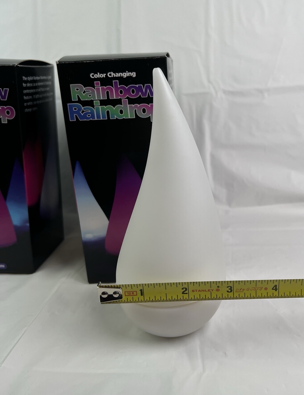 Multi Color Changing Rainbow Raindrop Light Tabletop, Party, Floats Lot Of 4