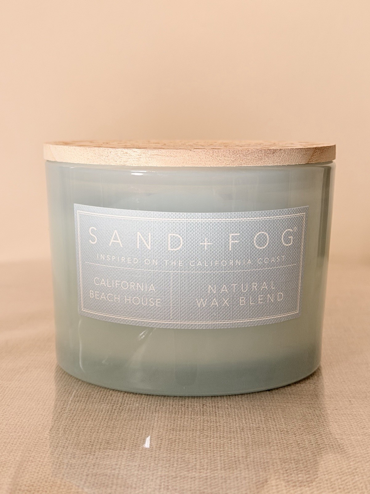 Sand + Fog California Beach House 2 Wick Candle – 12 oz Natural Wax Blend
