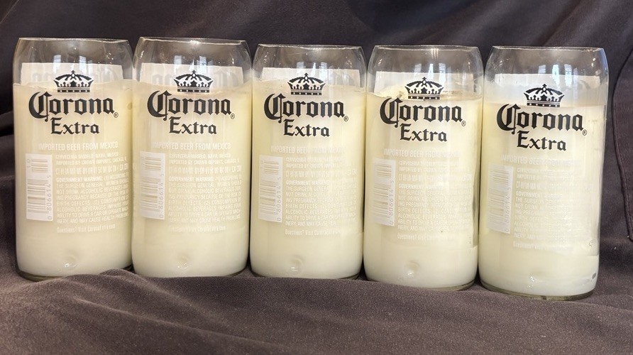 Corona Beer Bottle Candle Soy Candle – Free shipping to Canada and USA