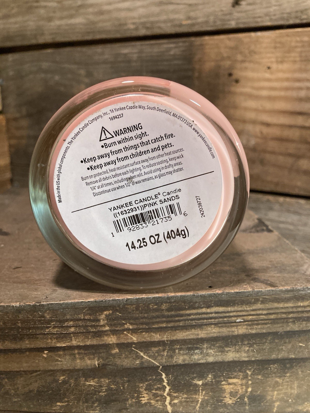 Yankee Candle Pink Sands 14.25 OZ Jar Candle