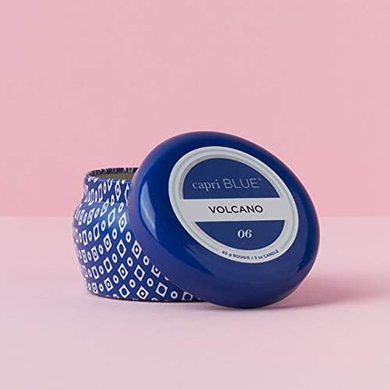 Capri Blue Volcano Scented Mini Tin Jar Candle – Luxury Candles for Home Scen…