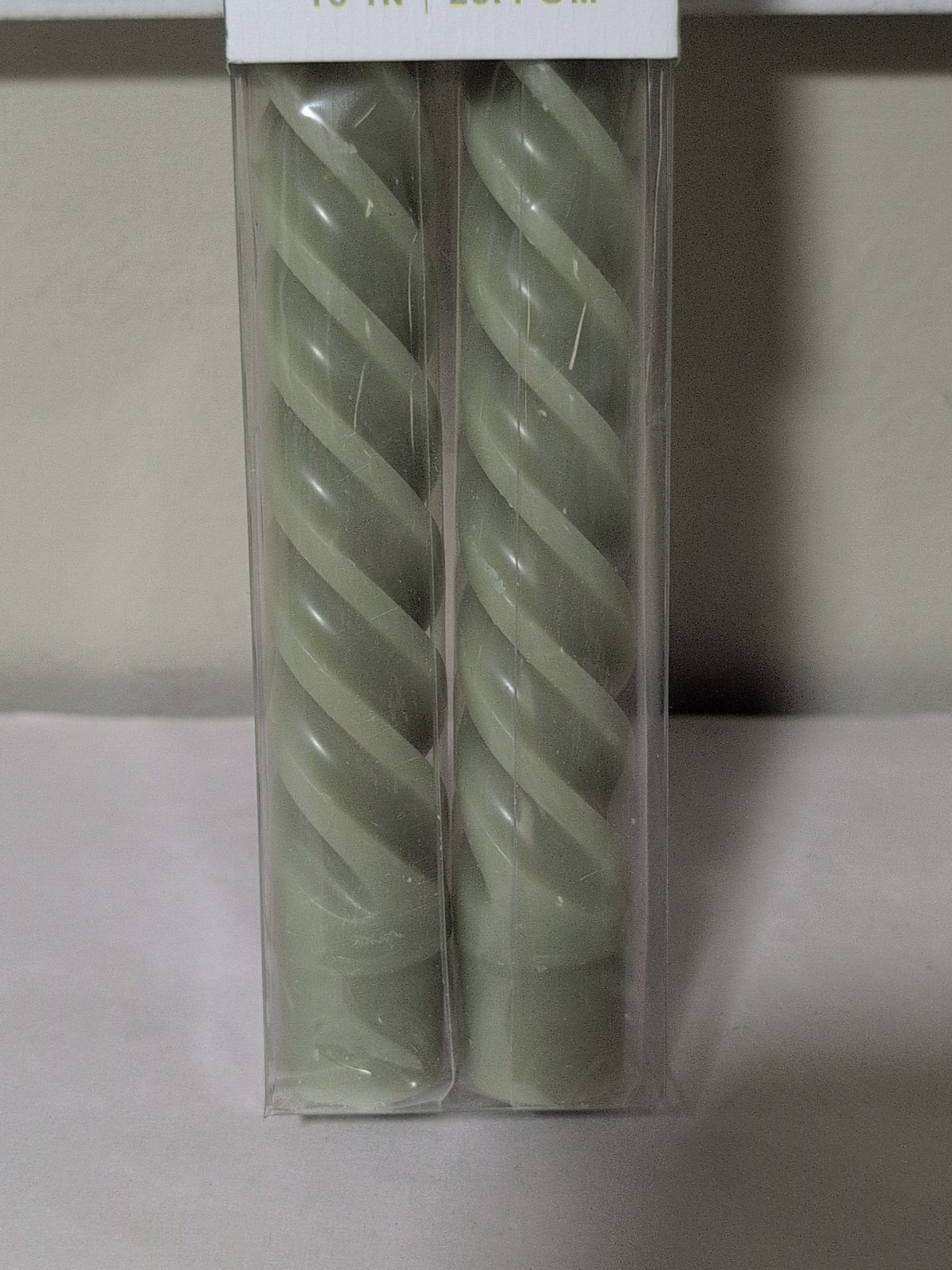Paddywax “Forest “Tapered 10” Twisted Candles Two Count Pack! NEW!