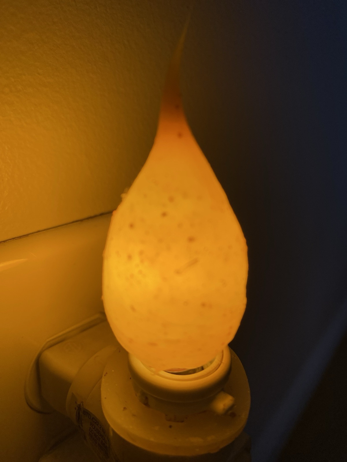 Yellow/ Gold Silicone Dipped Light Bulb Primitive Country Decor Accent Set Of 3