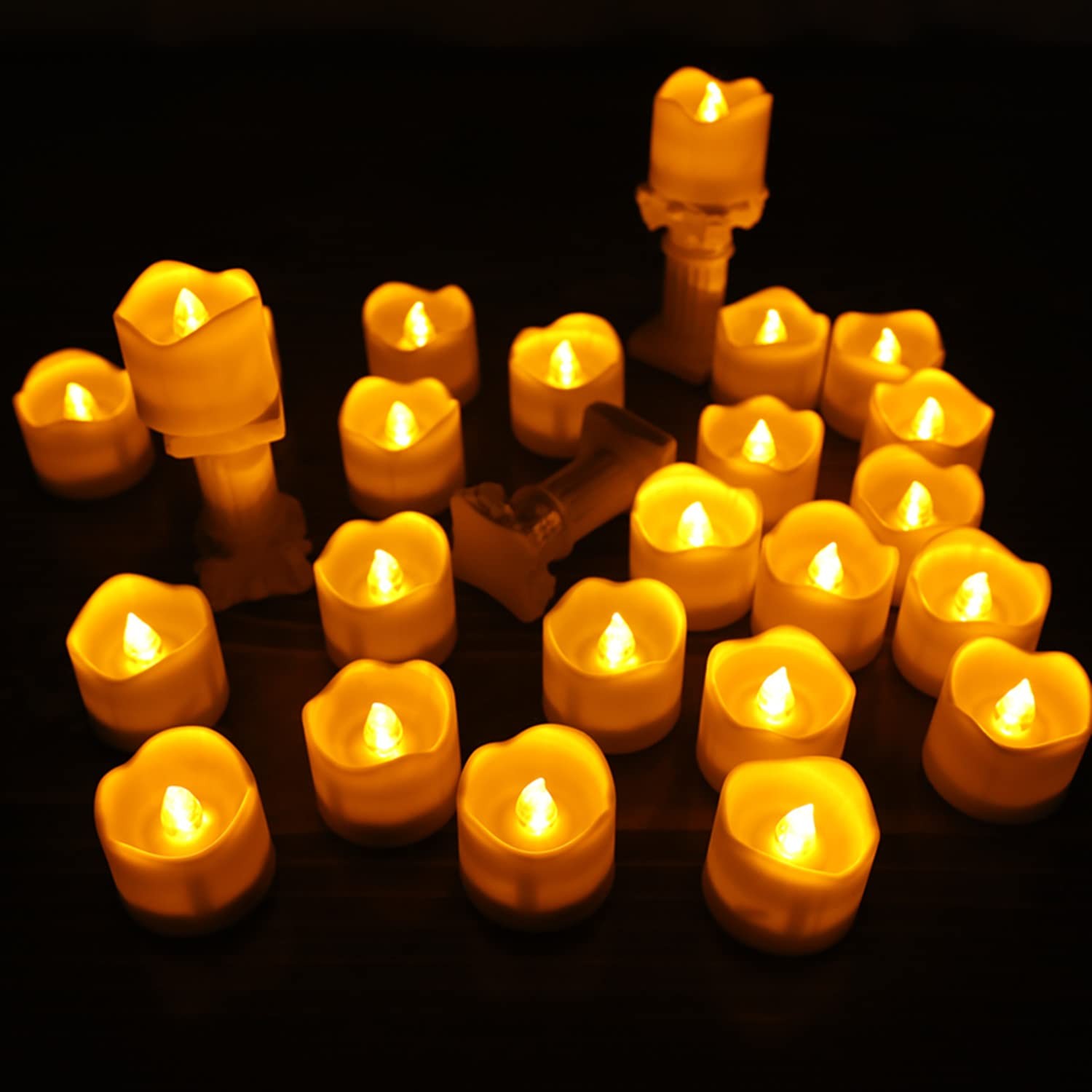 Flameless Votive Candles with Remote Control,CR2450 Battery Operated Tea Ligh…