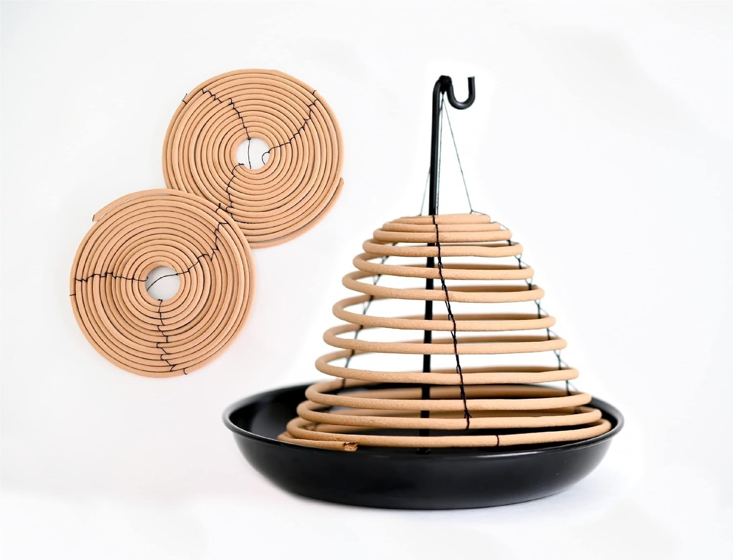 Citronella Incense Coils & Holder Set