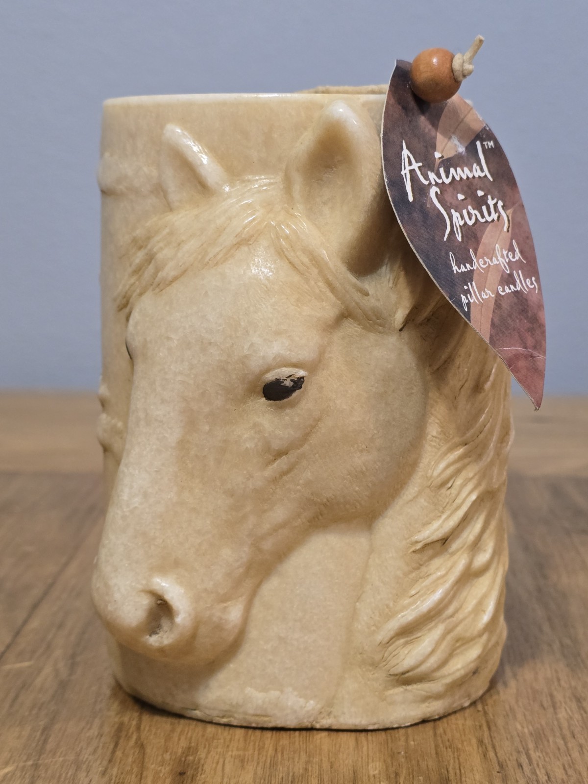 Animal Spirits 5.5″ Handcrafted Horse Pillar Candle Unscented
