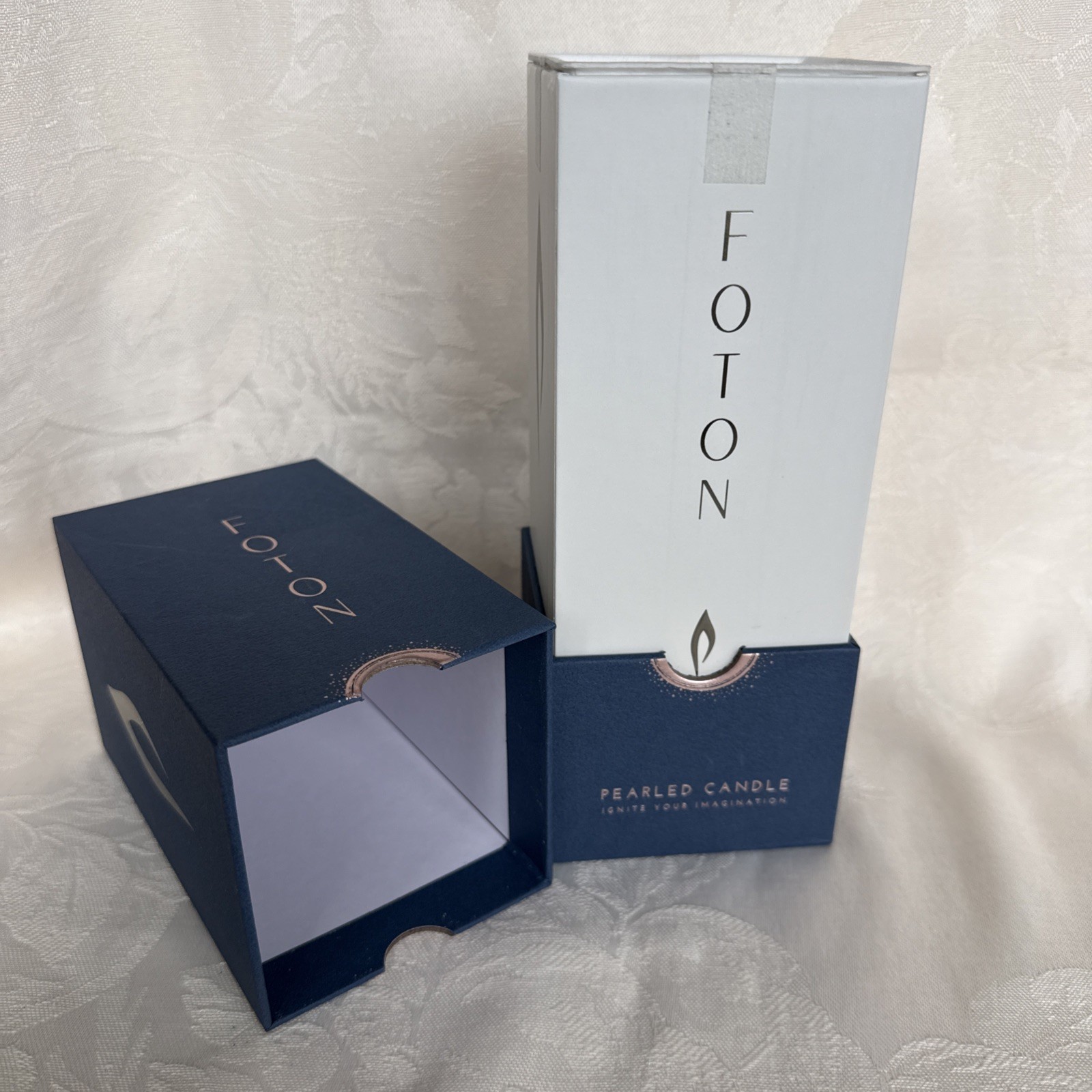 Foton Pearled Candle, Scent Free, Endlessly Customizable & Safer