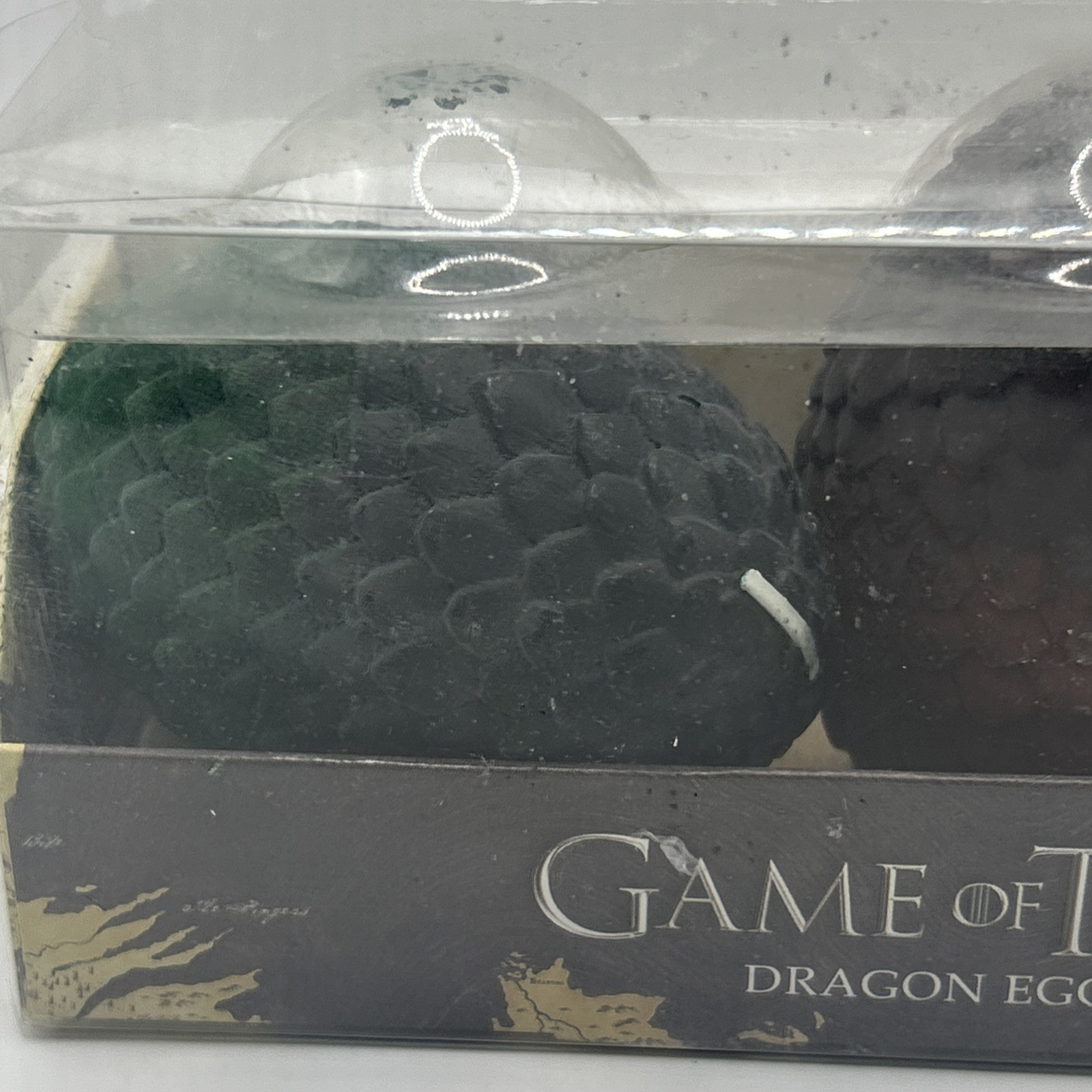 NEW Set Of 3 Game of Thrones Dragon Egg Candles From HBO Series COLLECTIBLES