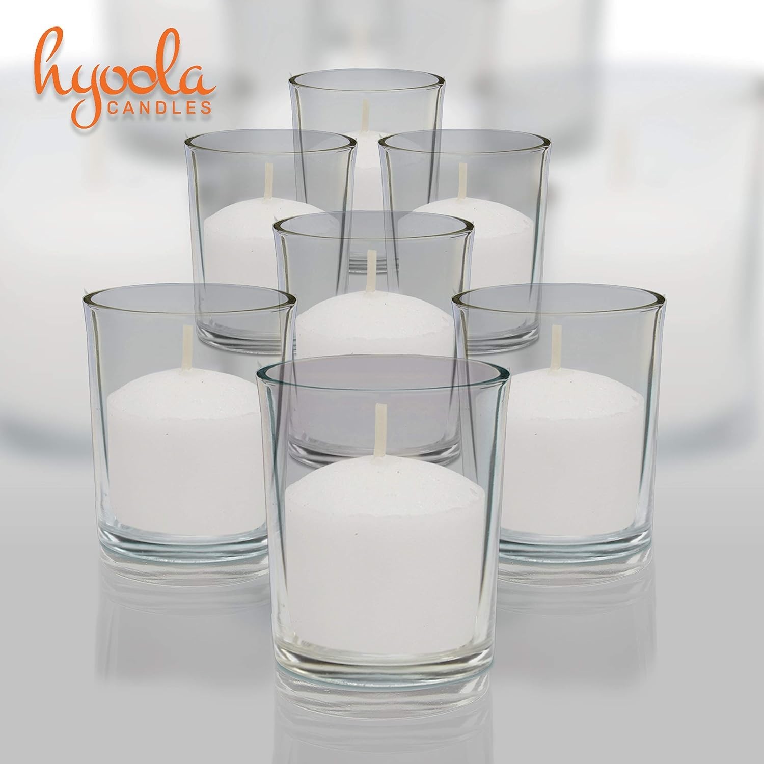 Votive Candles – 10 Hour Burn Time – Unscented Candles Votives Bulk – Pack of…
