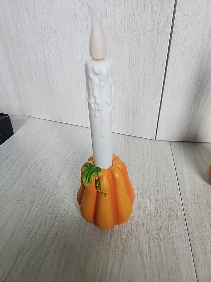 Battery Operated Pumpkin/Gourd Candles Flickering Candles Fall Halloween Candles
