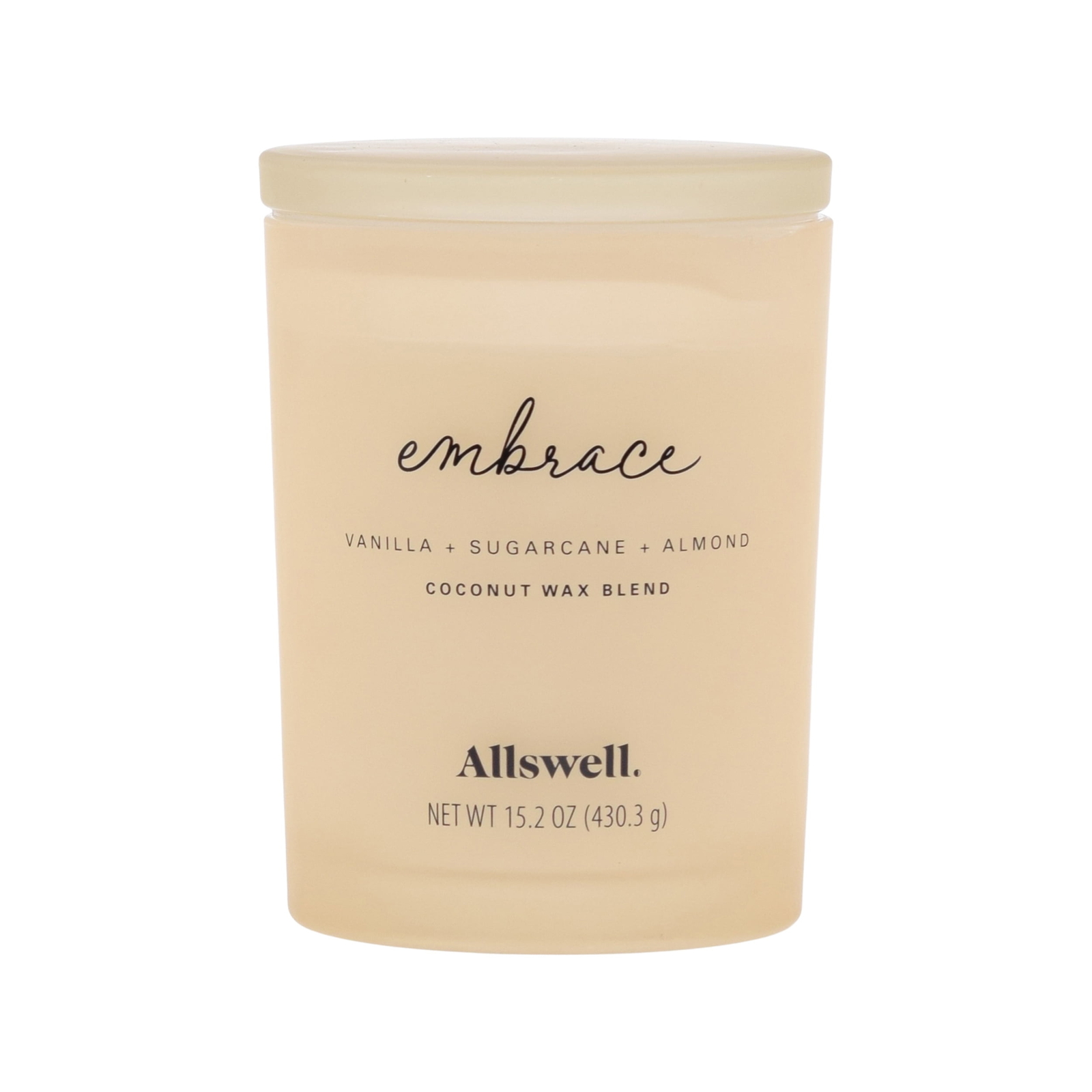 Embrace (Vanilla + Sugarcane + Almond) Scented 2-Wick 15Oz Spa Candle