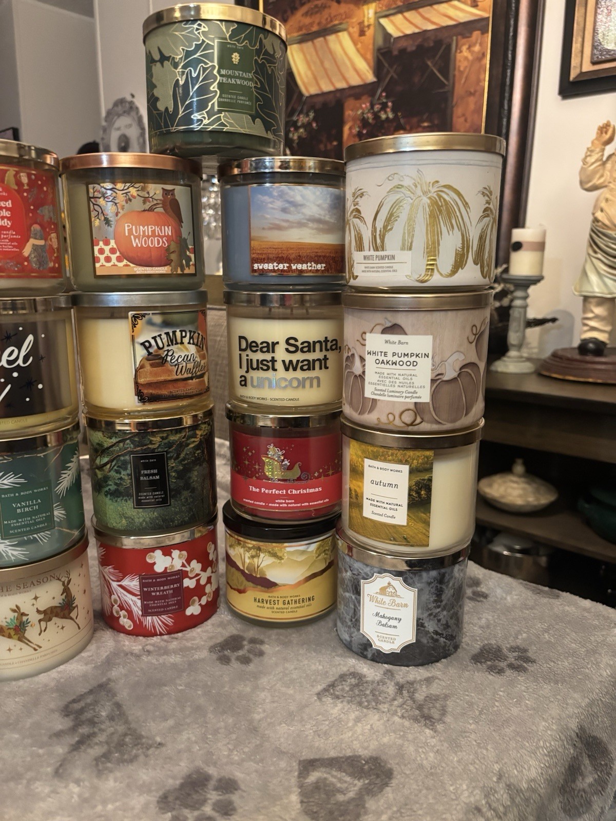 Lot Of 46 Bath And Body Works 3-Wick Candles Retired Scents READ