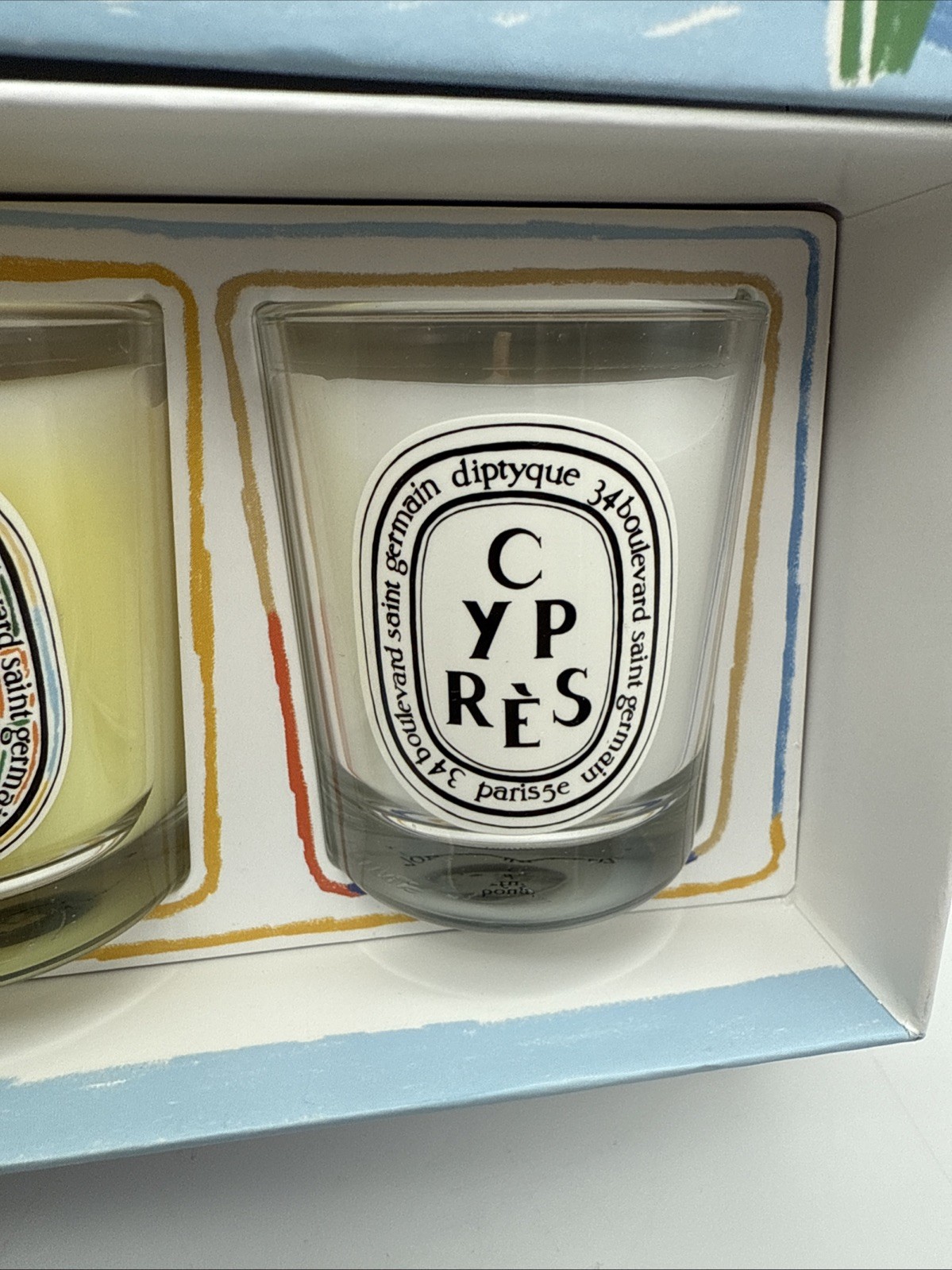 DIPTYQUE Cyprès candle 70g, Citronnelle candle 70g, Figuier candle 70g