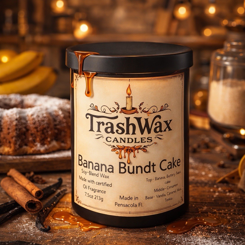 Banana Bunt Cake Scented Candle