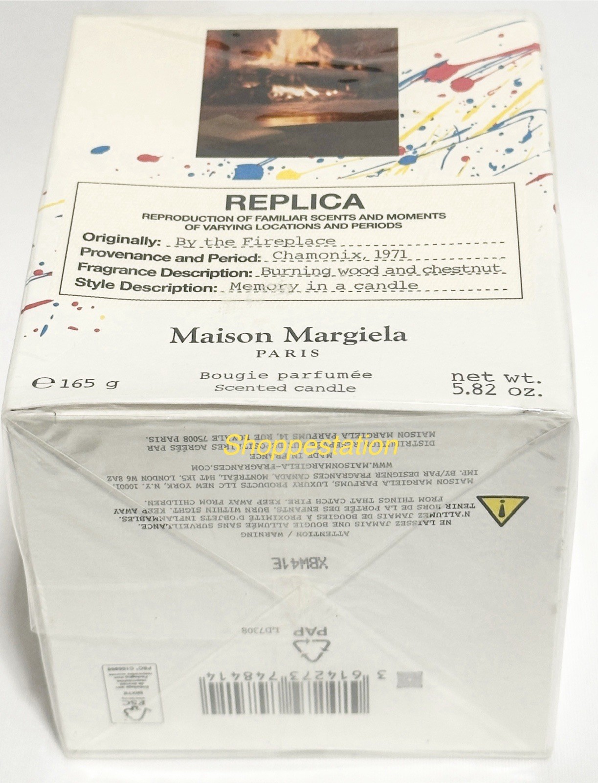 Maison Margiela Replica BY THE FIREPLACE Scented Candle 5.82oz /165g New In Box