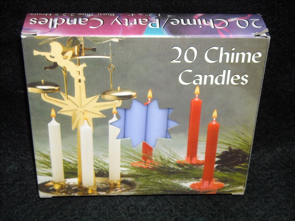Angel Chime Party Candles, 1/2″ Diameter x 4″ Tall, 20 in New Box, Lavendar,