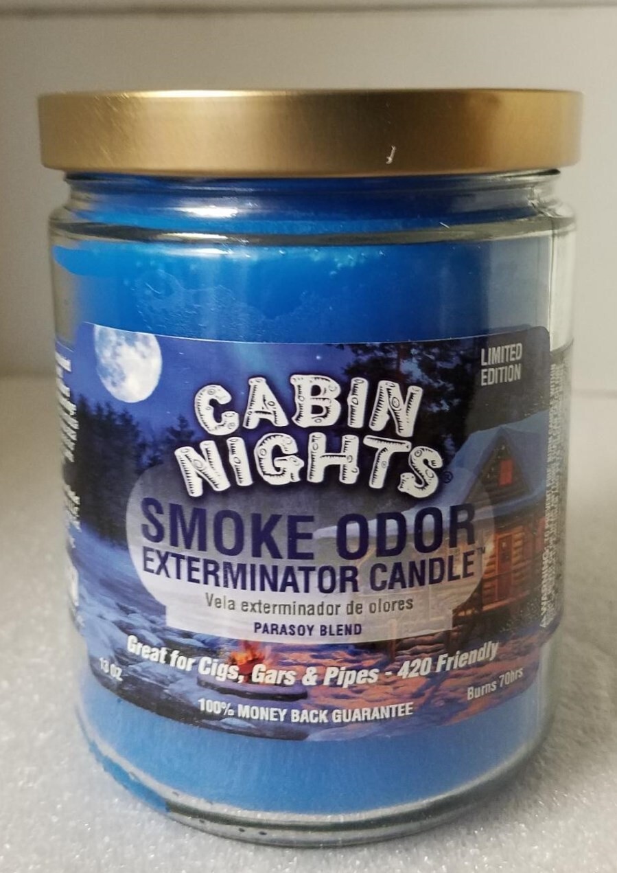 Smoke Odor Exterminator 13 oz Jar Peace & Love, Assortment Set of (4) Candles.