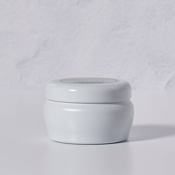 Signature Mini Tin Coconut Santal Jar Candle 3oz White