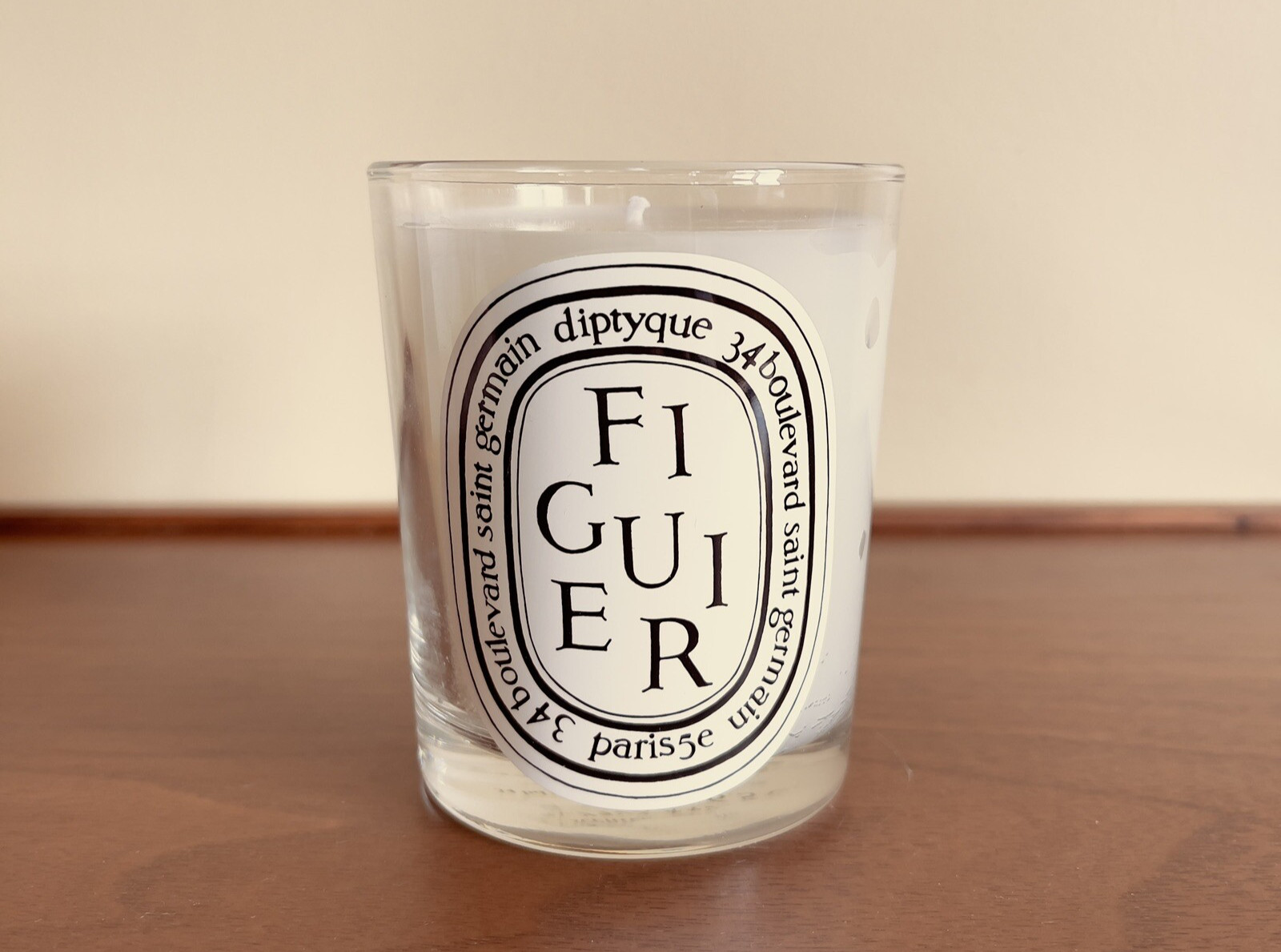 Diptyque Paris Bougie Parfumée Figuier Scented Candle 6.5 oz 190 g Open Box