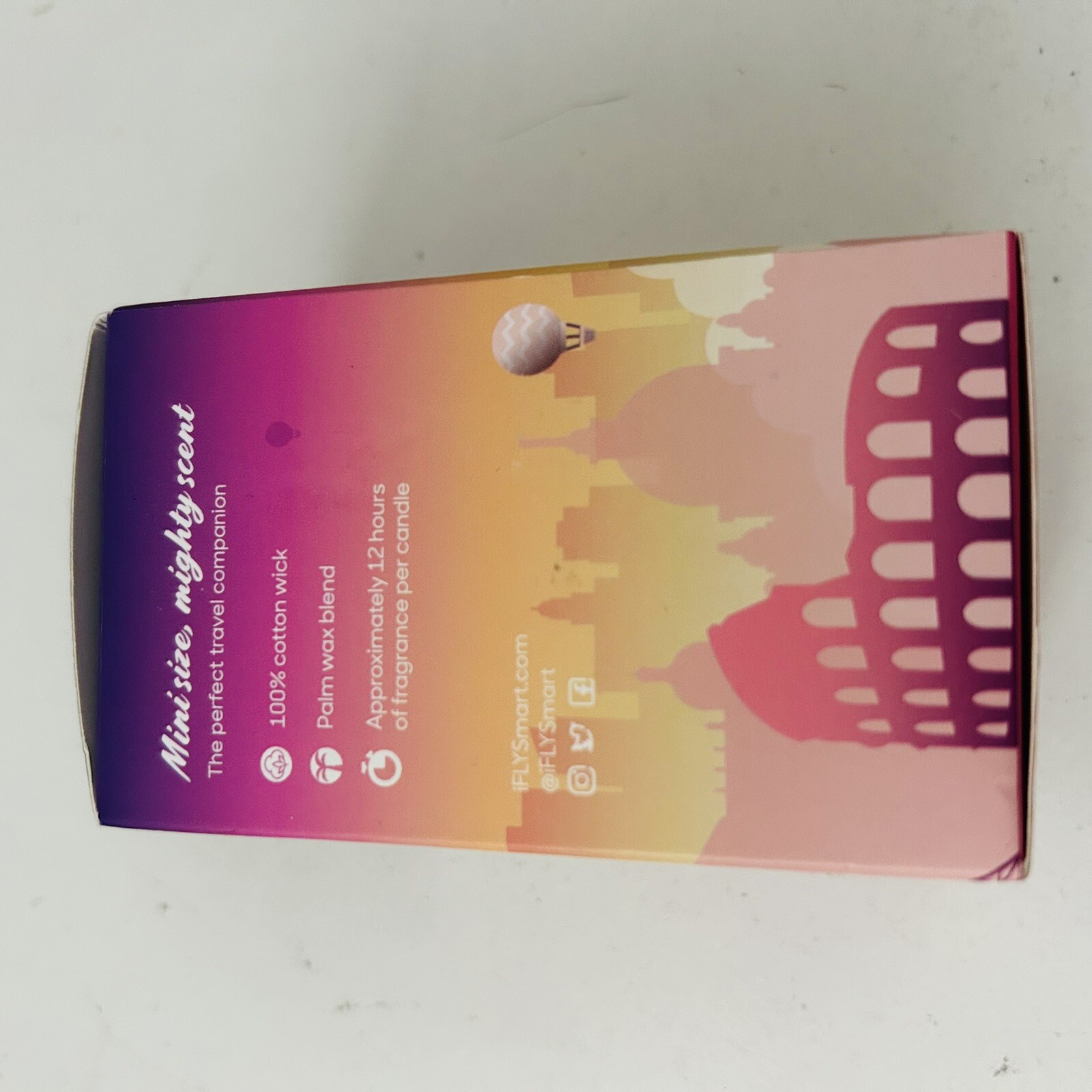 IFLY Smart Set of 2 European Escape 3oz Candles, Mini Size Mighty Scent NIB