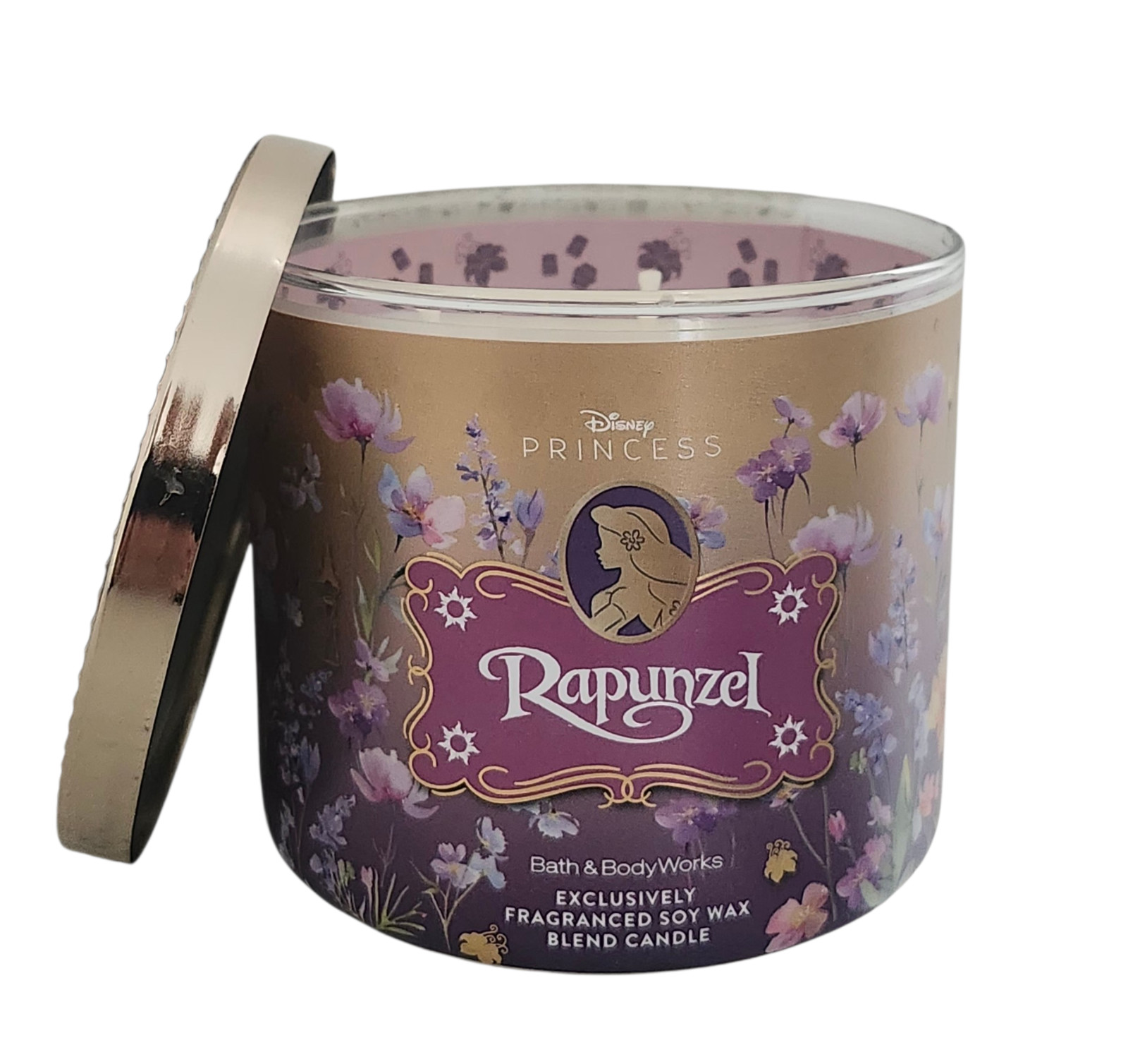 NEW Disney Princess Collection Bath & Body Works RAPUNZEL 3-Wick Candle 14.5 OZ