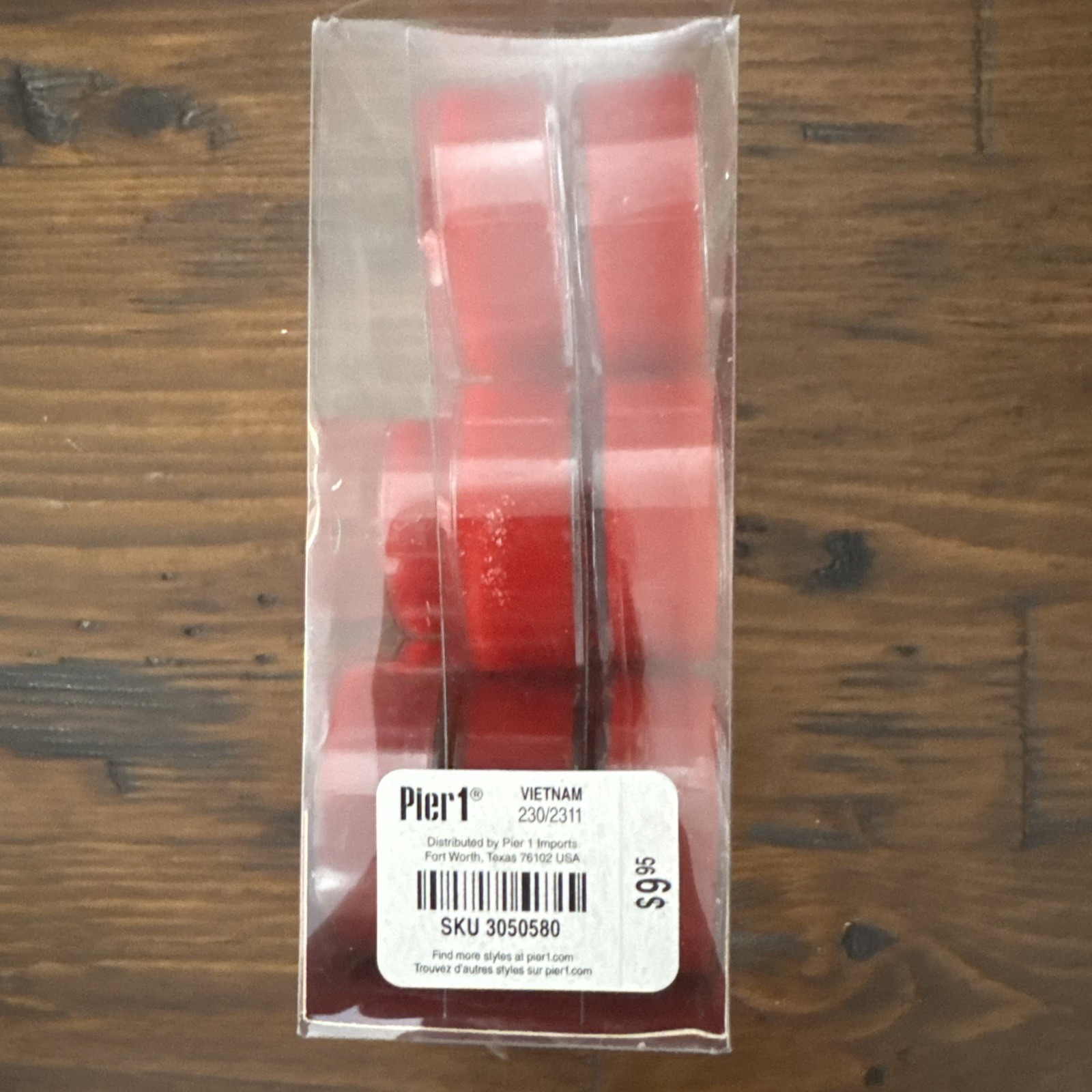 Pier 1 Imports Discontinued Red Island Orchard #15 Tea-lights Candles Open Box