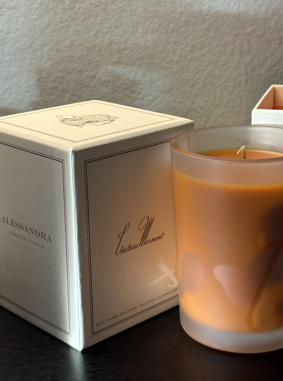New Chateau Marmont Hollywood 100% Authentic Luxury 8oz. Candle NEW Matches