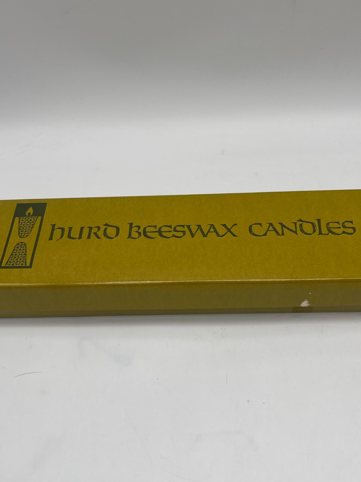 Vintage Hurd Beeswax Candles Taper 16″Multi Color Swirl Freemark Abbey St Helena
