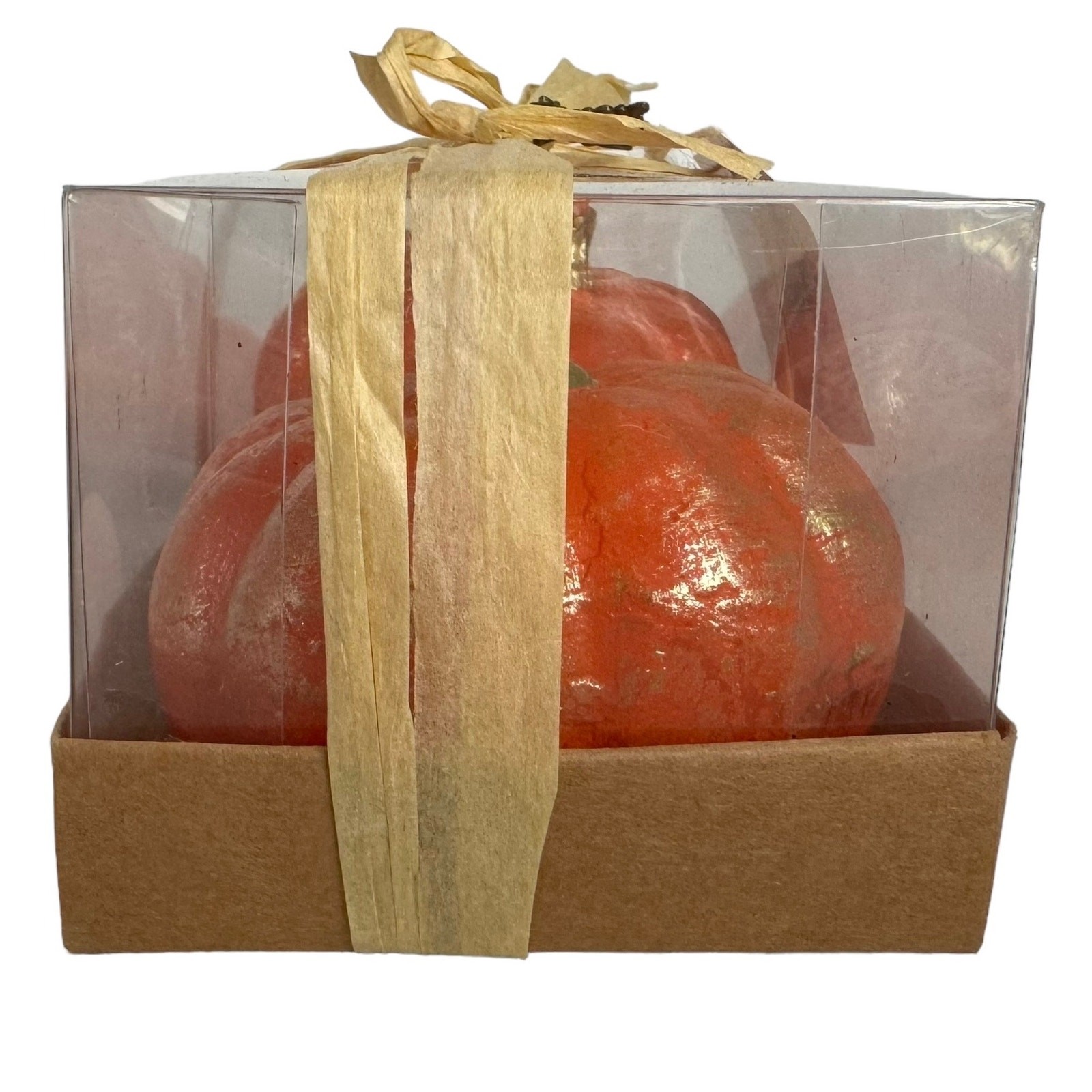 Gardeners Eden Pumpkin Candles Set of 3 Fall Autumn Thanksgiving Halloween