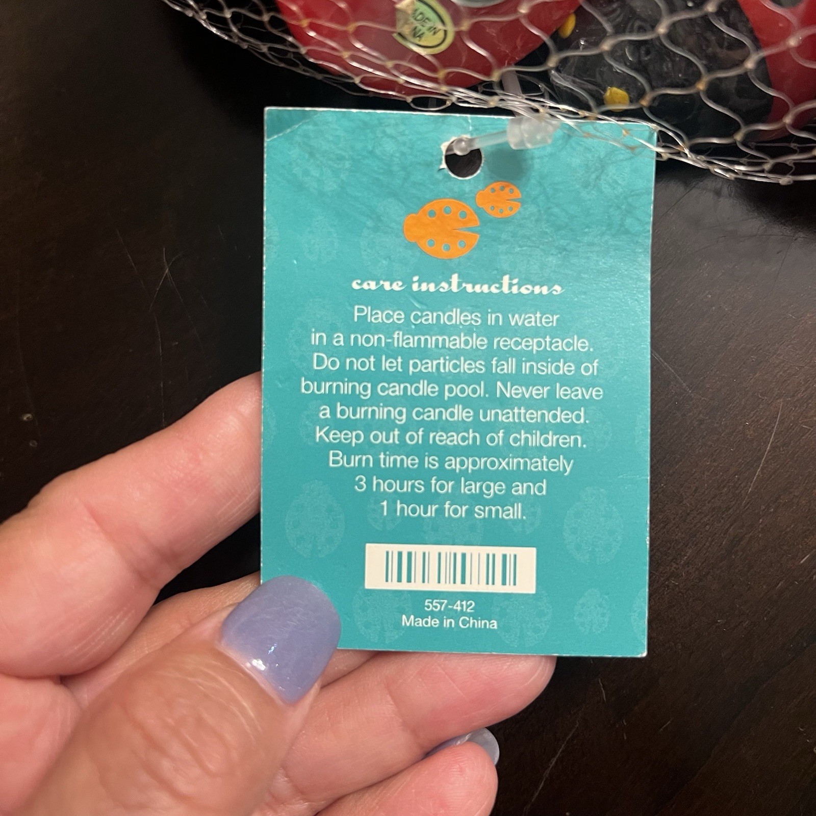 Floating Lady Bug Candles 12 Large & 6 Small Candles NWT Crate and Barrel